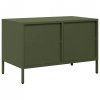 Szafka RTV, oliwkowa, 68x39x43,5 cm, stal walcowana na zimno