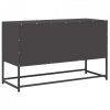 Szafka RTV, czarna, 100,5x39x60,5 cm, stal walcowana na zimno
