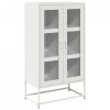 Komoda biała 68x39x123 cm stal