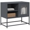 Szafka pod telewizor, antracytowa, 68x39x60,5 cm, stalowa