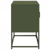 Szafka pod telewizor, oliwkowa, 68x39x60,5 cm, stalowa