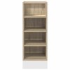 Dolna szafka Sonoma Oak 30x44,5x81,5 cm Drewno klejone
