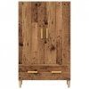 Kredens, stare drewno, 70x31x115 cm, materiał drewnopochodny