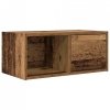 Szafki RTV 2 szt. Stare drewno 60x31x25,5 cm Drewno klejone