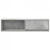 Szafki RTV 2 szt. Beton Szary 100x31x25,5 cm Drewno klejone