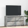 Szafka RTV Beton Szary 100x35x54 cm Drewno klejone