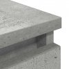 Szafka RTV Beton Szary 100x35x54 cm Drewno klejone