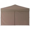Składany namiot imprezowy ze ściankami, taupe, 3x3 m