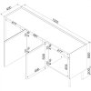 Komoda INGRID 150 kaszmir