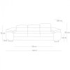 Sofa CRISTAL monolith 48