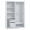 Szafa przesuwna z lustrem VISTA 180 dąb artisan / biały