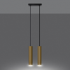Lampa Wisząca LAGOS 2 złoty połysk