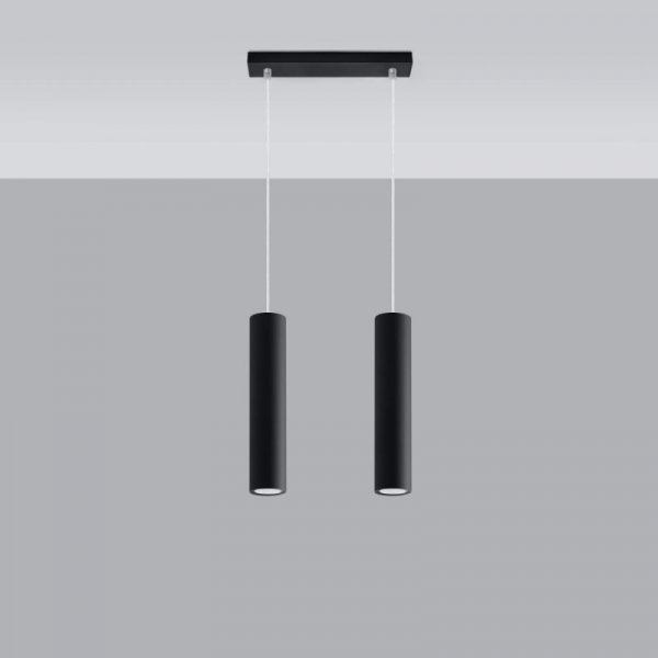 Lampa wisząca LAGOS 2 czarny