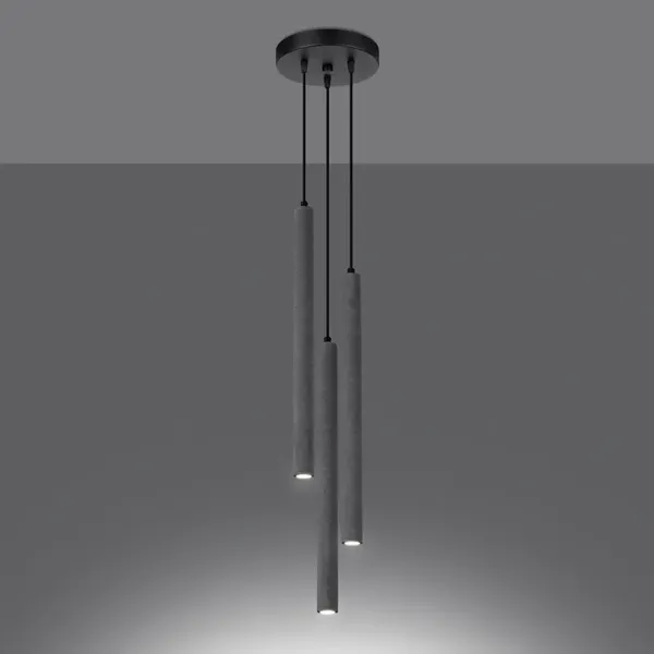 Lampa wisząca PASTELO 3P beton