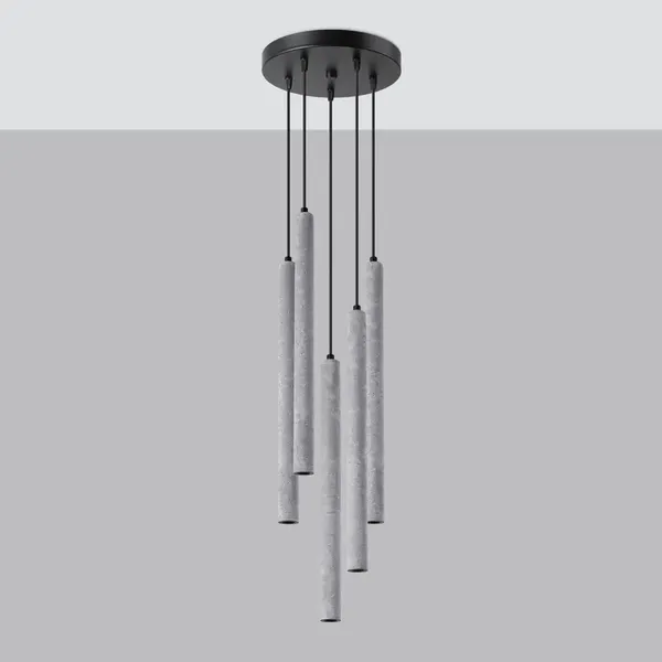Lampa wisząca PASTELO 5P beton