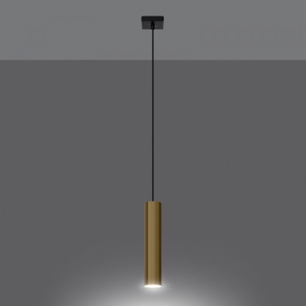 Lampa Wisząca LAGOS 1 złoty połysk