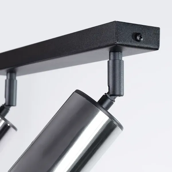 Plafon WINX 2 czarny/chrom