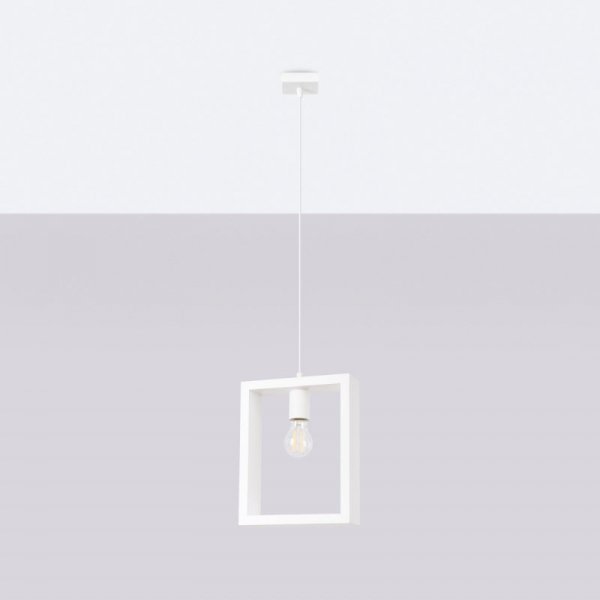 Lampa wisząca ARIES biała