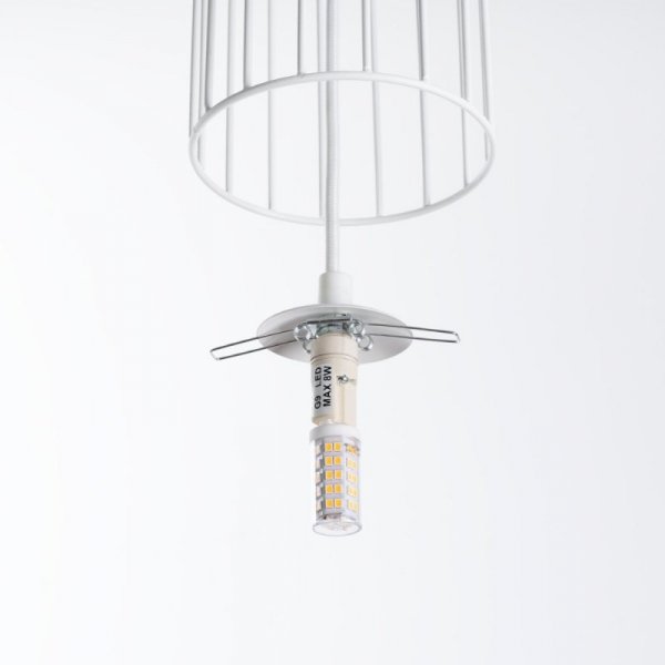Lampa wisząca BRINA 1 biała