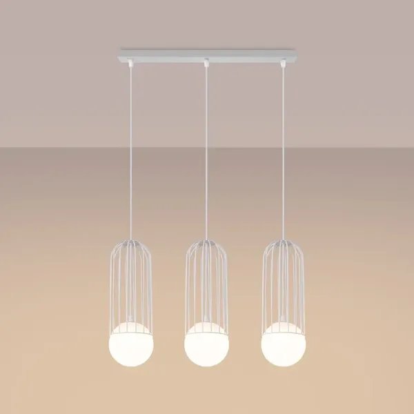 Lampa wisząca BRINA 3L biała