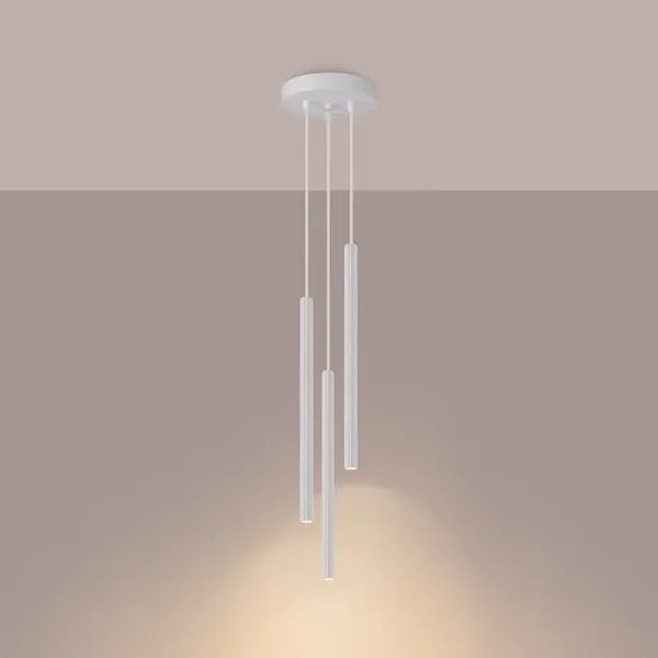 Lampa wisząca ARCHE 3P biała
