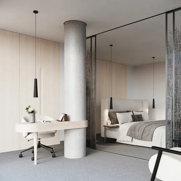 Lampa wisząca ELECTRA czarna beton