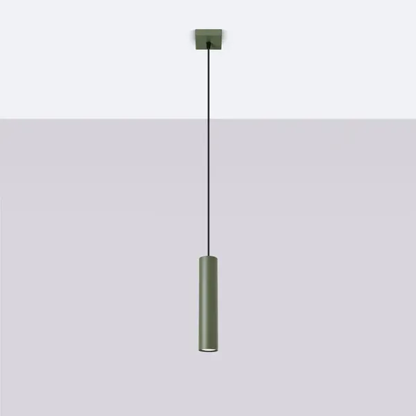 Lampa wisząca LAGOS 1 zielona oliwka