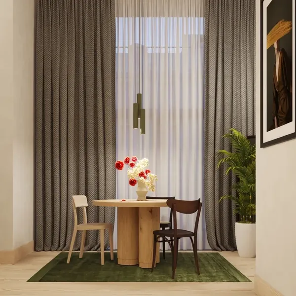 Lampa wisząca LAGOS 2 zielona oliwka