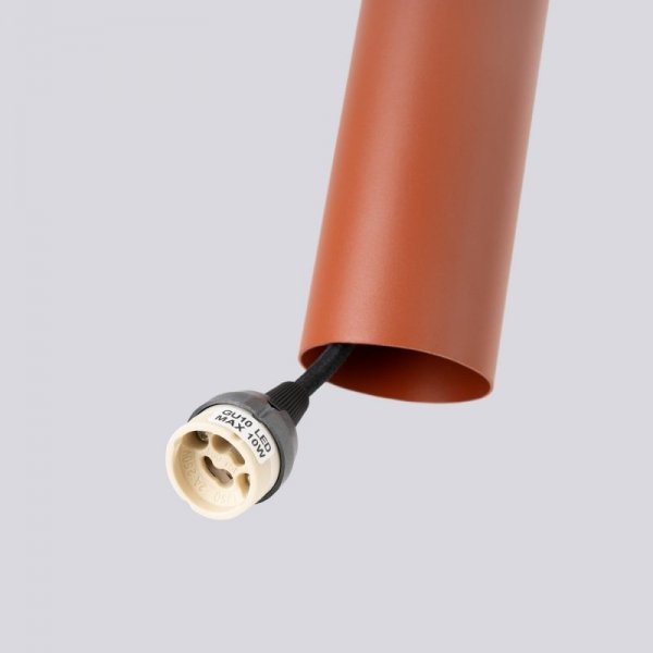 Lampa wisząca LAGOS 1 ochra czerwona
