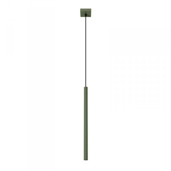 Lampa wisząca PASTELO 1 zielona oliwka
