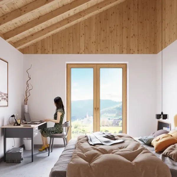 Lampa biurkowa INCLINE czarna