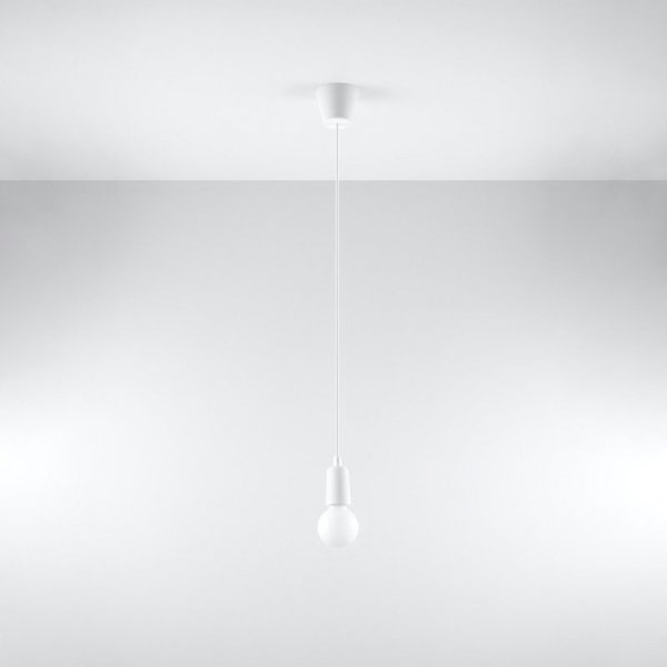 Lampa wisząca DIEGO 1 biała