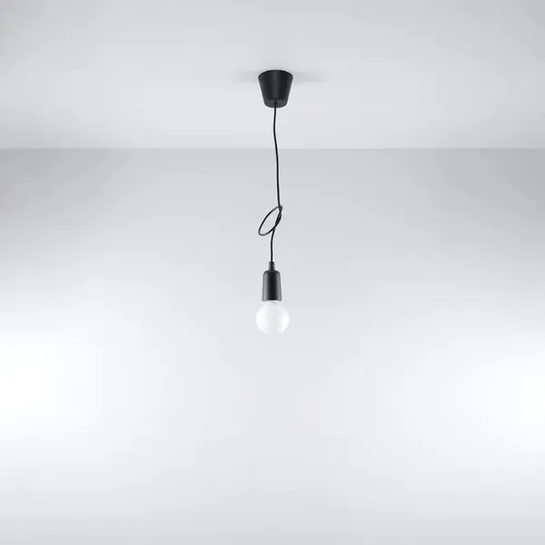 Lampa wisząca DIEGO 1 czarna
