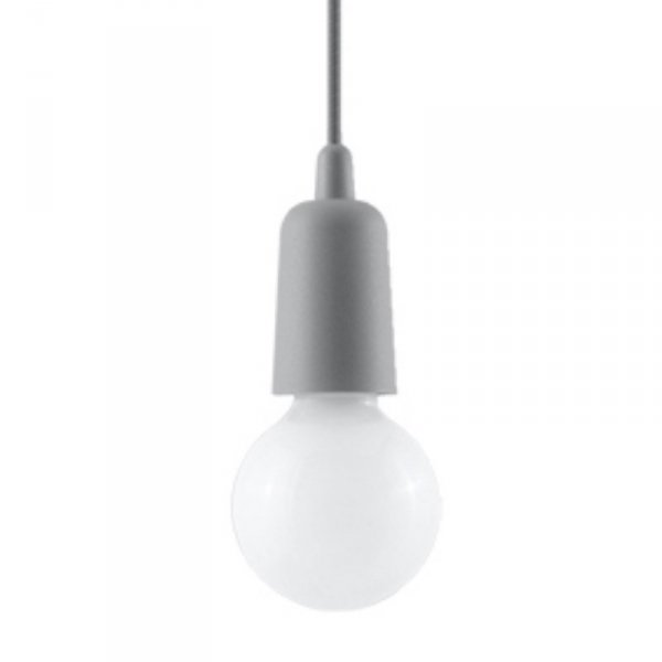 Lampa wisząca DIEGO 1 szara