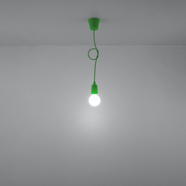 Lampa wisząca DIEGO 1 zielony