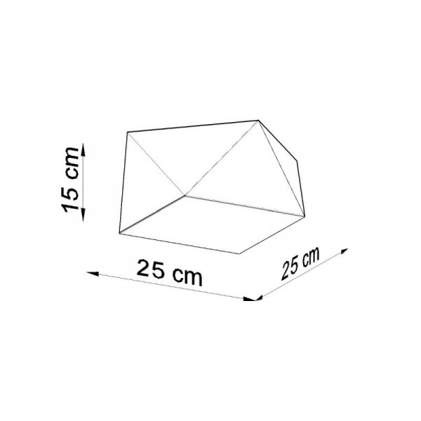 Plafon HEXA 25 cekin