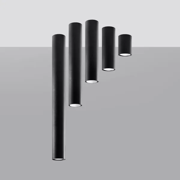 Plafon LAGOS 10 czarny