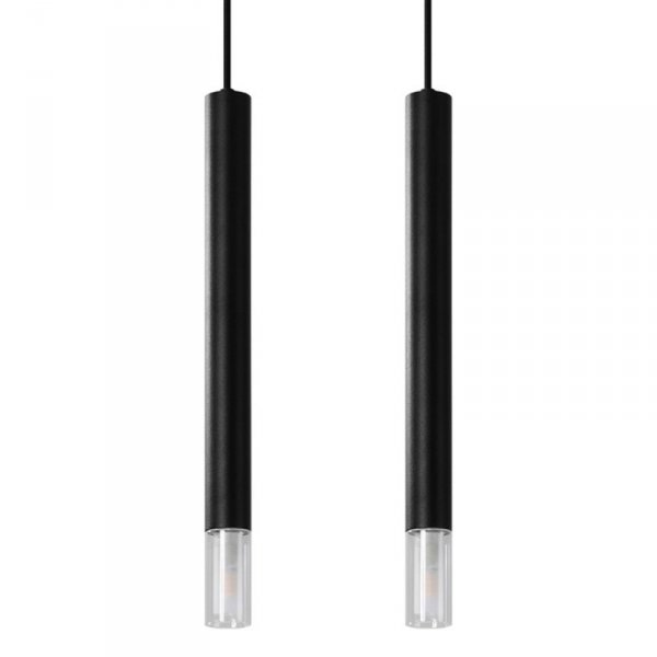 Lampa wisząca WEZYR 2 czarna