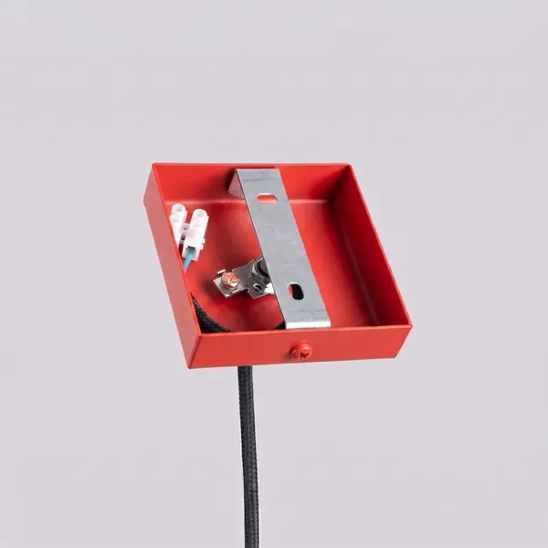 Lampa wisząca PASTELO 1 czerwona
