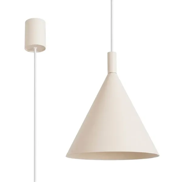 Lampa wisząca NOX 25 beżowa