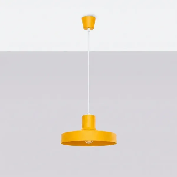 Lampa wisząca BILO żółta