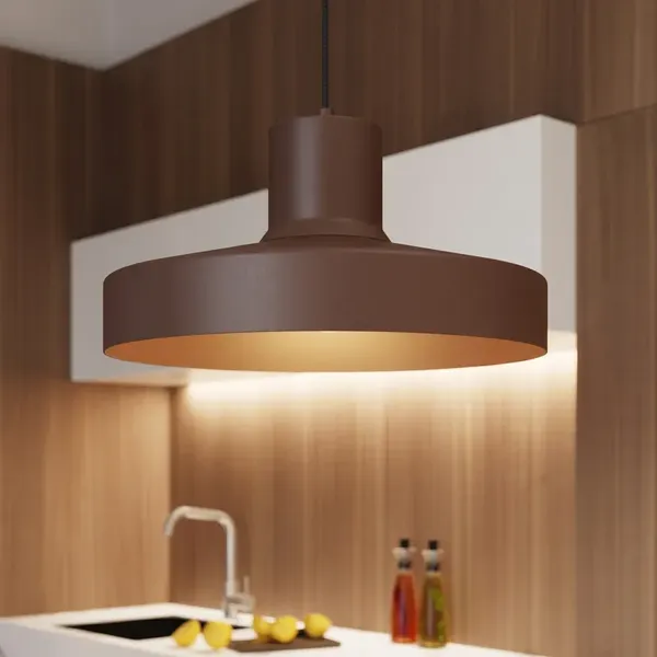 Lampa wisząca BILO brązowa