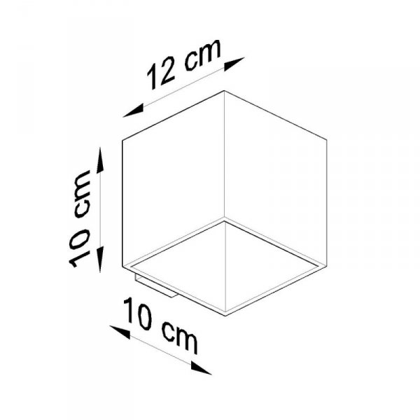 Kinkiet QUAD naturalne drewno