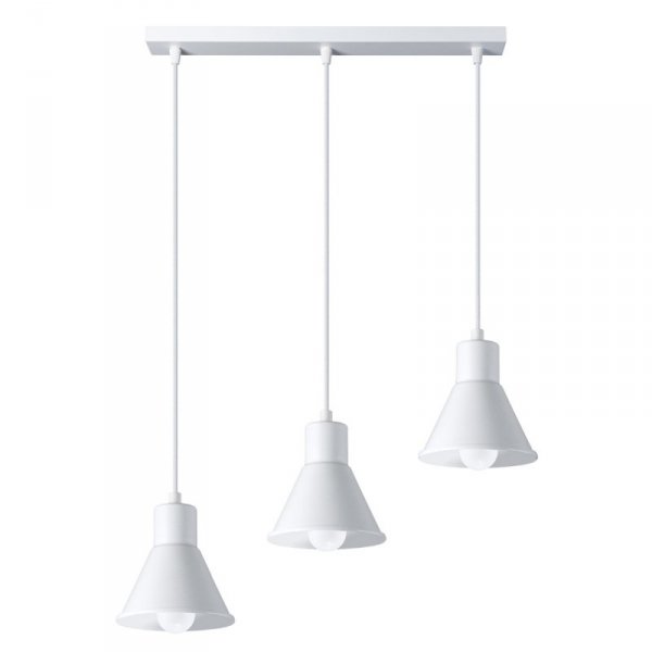 Lampa wisząca TALEJA 3 biała [E27]