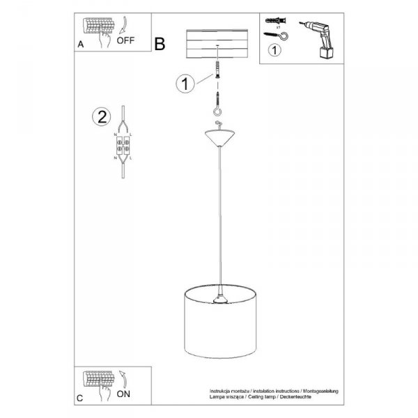 Lampa wisząca PRINCESS 30