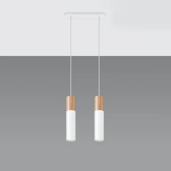 Lampa wisząca PABLO 2 biała