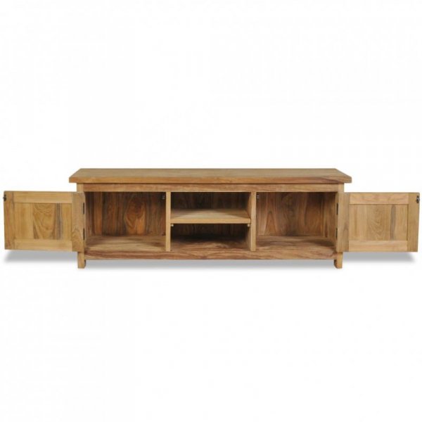 Szafka pod telewizor, lite drewno tekowe, 120 x 30 x 40 cm
