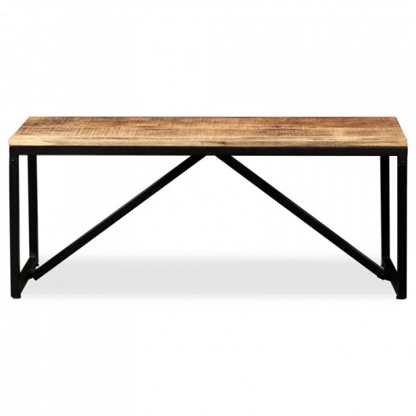 Ławka z drewna mango, 110x35x45 cm