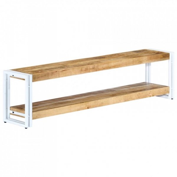 Szafka pod TV, 150 x 30 x 40 cm, lite drewno mango