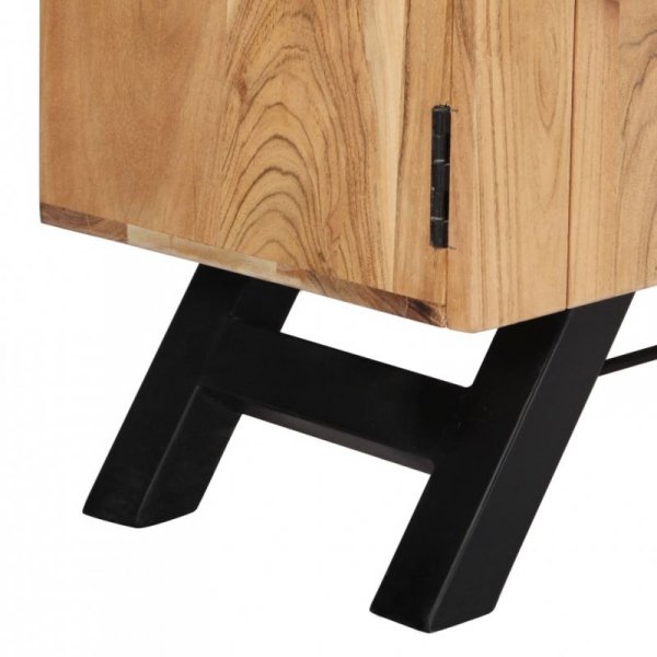 Szafka pod TV, 140x30x45 cm, lite drewno akacjowe